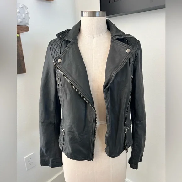 All Saints Leather Jacket - Picture 11 of 11